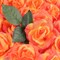 50-Pack: Orange Rose Picks, 8" Long, 3" Wide, Floral Home by Artificial Flowers